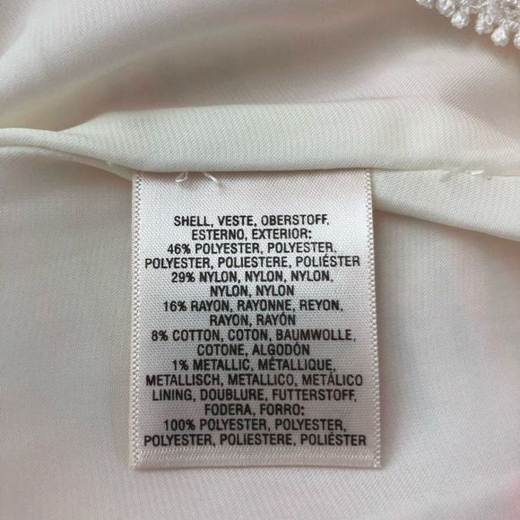 Moulinette Soeurs Anthro Pink Tweed Convertible Strapless Dress size 6 - Picture 11 of 13